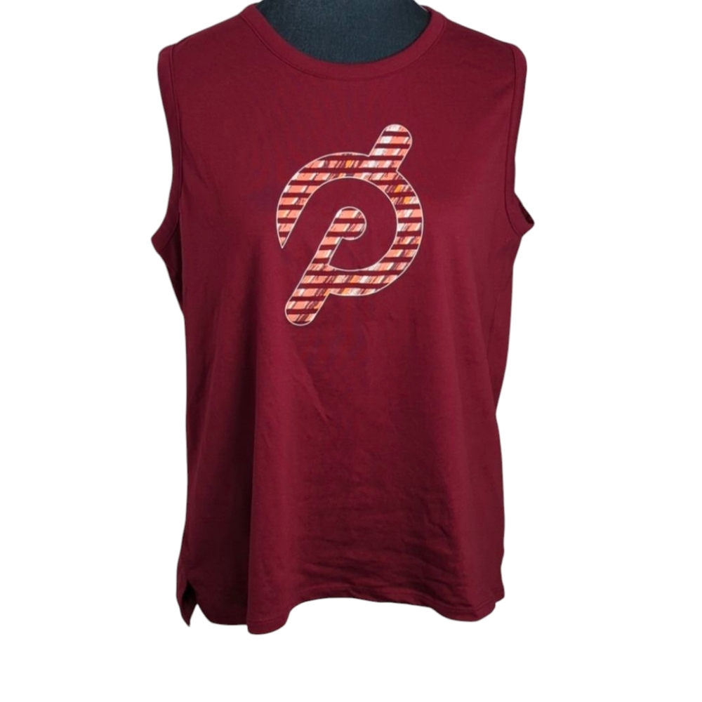 Peloton Studio Burgundy Muscle Tank Size Large